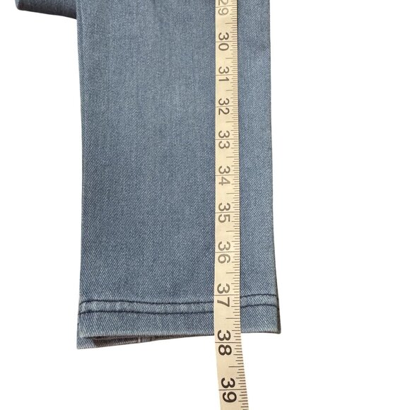 Hue Womens Blue Ultra Soft  Stretch Mock Front Button Fly Denim Leggings Size XS - Picture 7 of 9